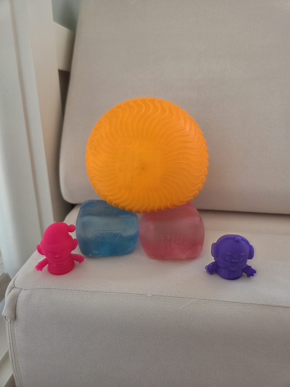 NeeDoh Fidget Toy Bundle - Super NeeDoh, Needoh Cubes, and Finger Puppets